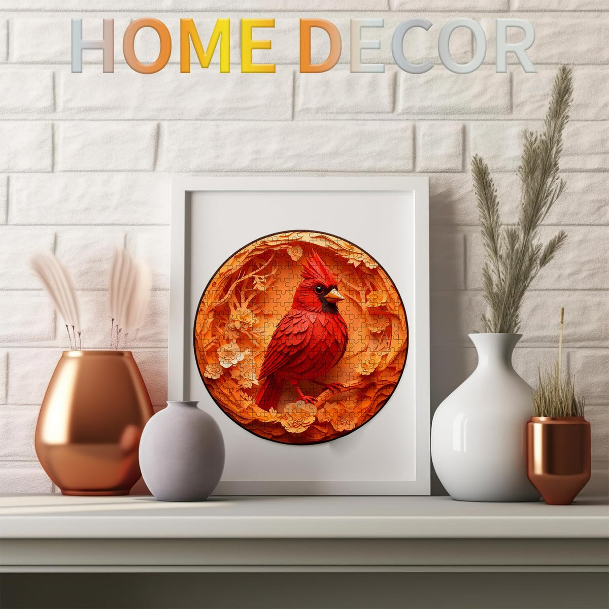 Cardinal Wooden Jigsaw Puzzle