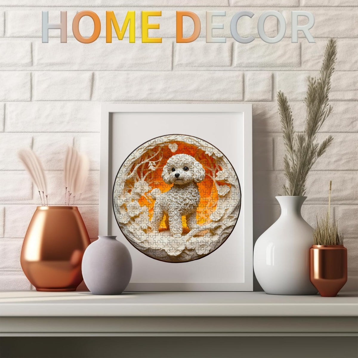 Puppy Wooden Jigsaw Puzzle