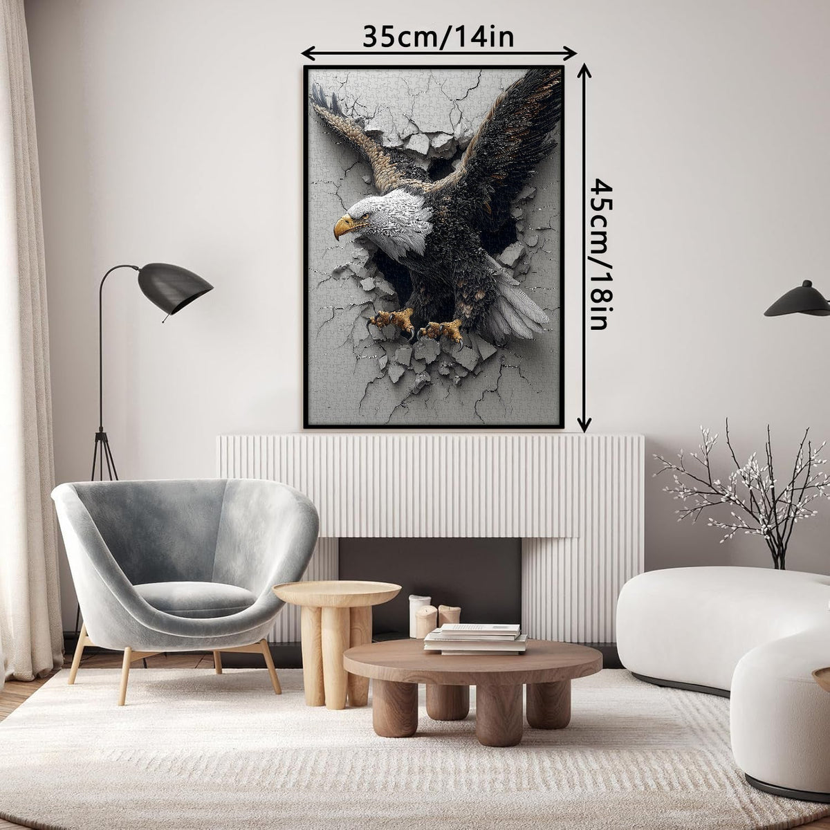 Breaking Free Eagle Wooden Jigsaw Puzzle 1000 Pieces