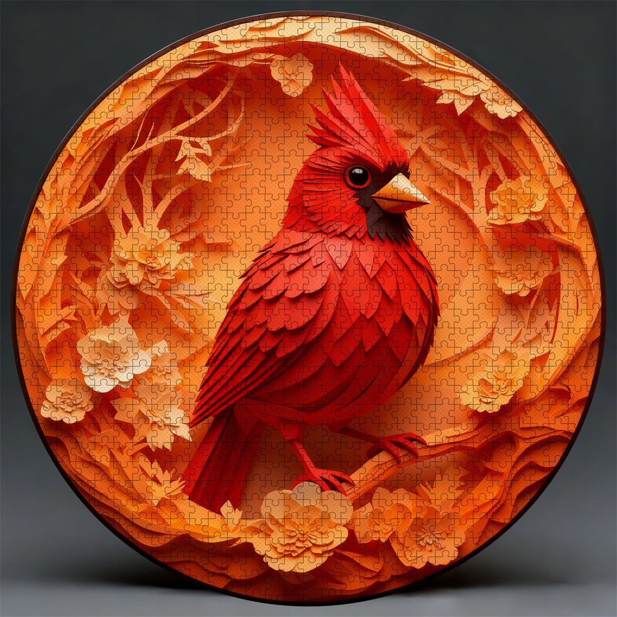 Cardinal Wooden Jigsaw Puzzle
