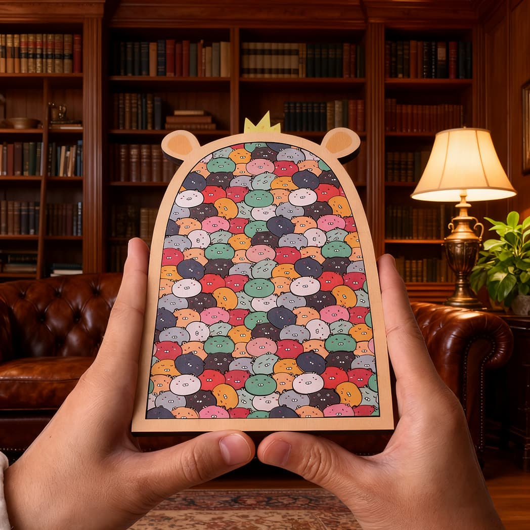 Bear Tray Wooden Jigsaw Puzzle