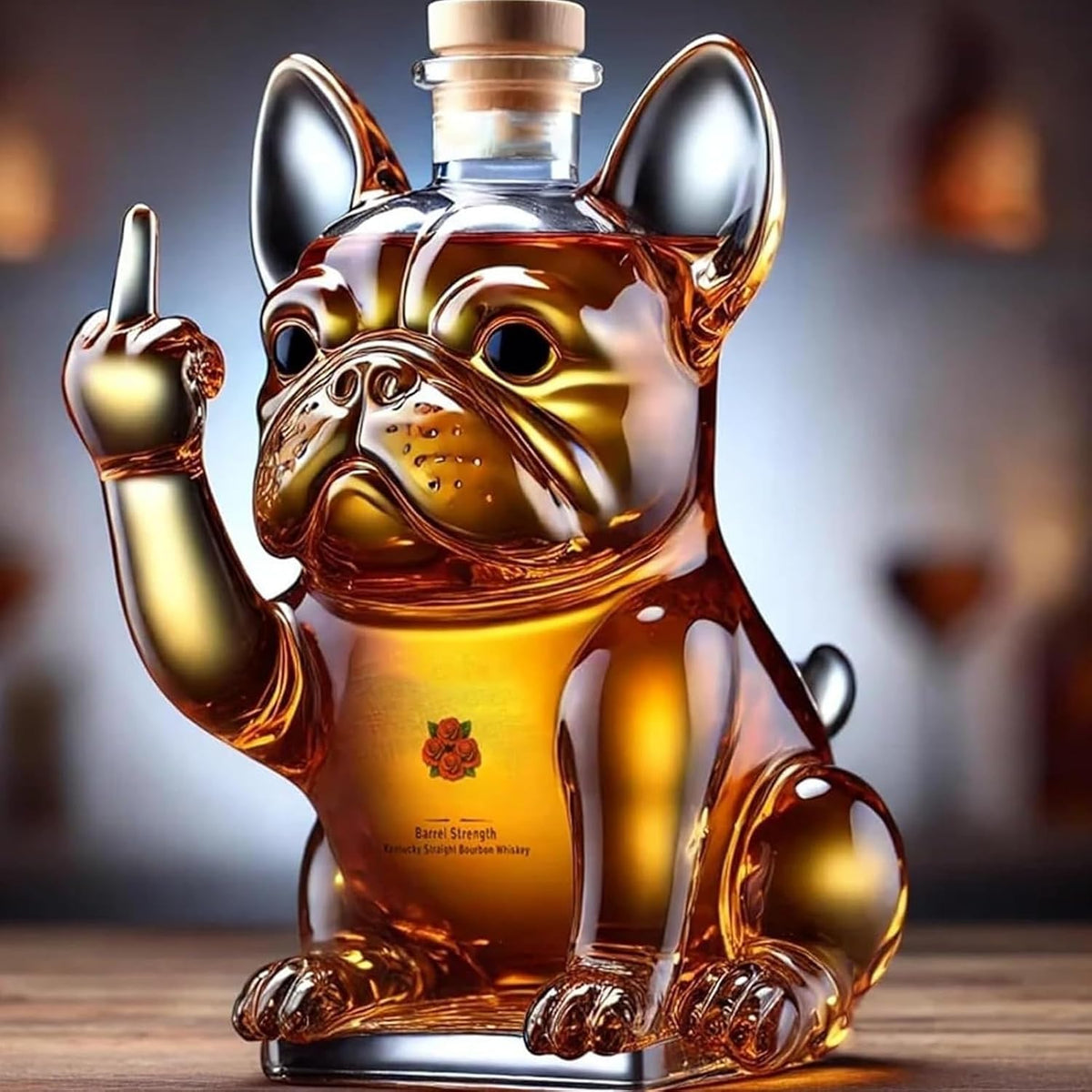 Fanyil Bark Off Whiskey Bottle