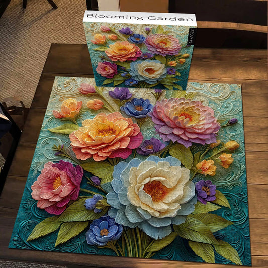 Blooming Garden | 1000-Piece Wooden Jigsaw Puzzle